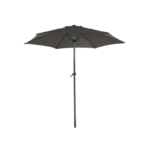 Parasol et pied 3m alu gris