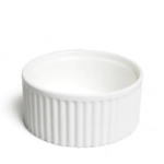 Ramequin en porcelaine blanche