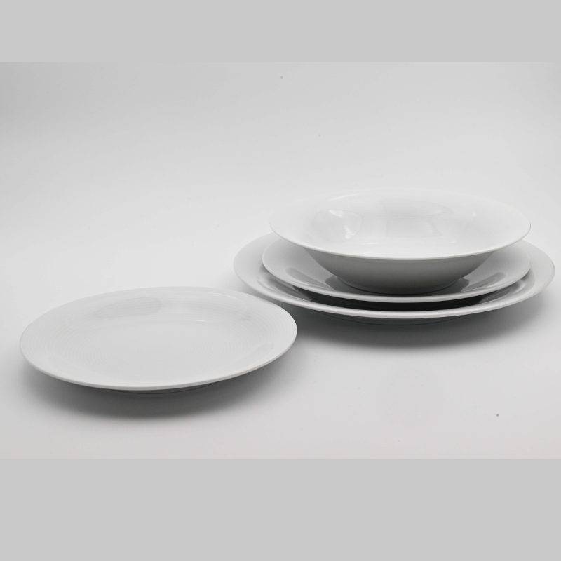Service De Vaisselle 62 Pièces CreaTable Série Square Orchidee - Porcelaine, Lave-vaisselle, Micro-ondes