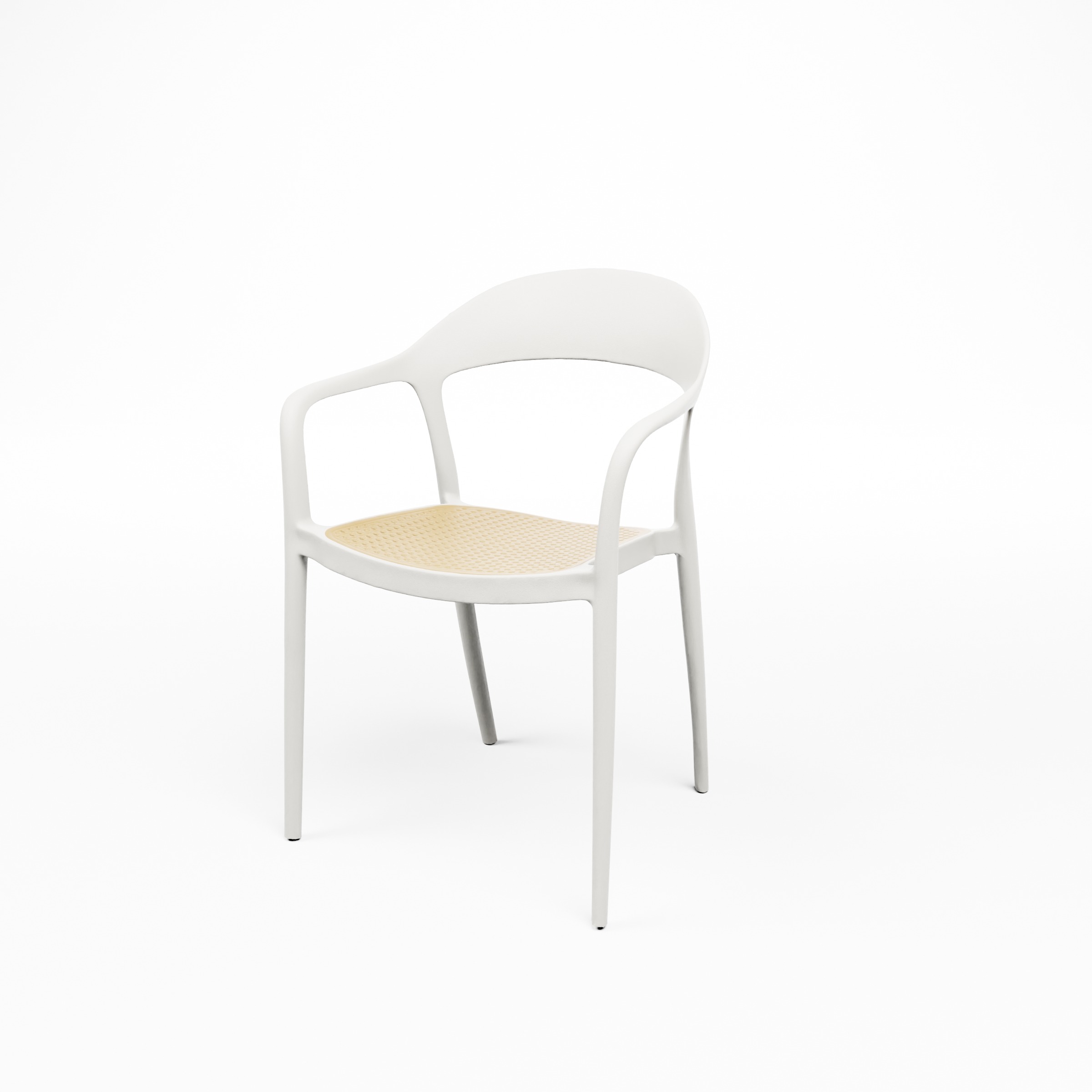 WAVE-CHAIR_White_Low-view Wave – Image 1